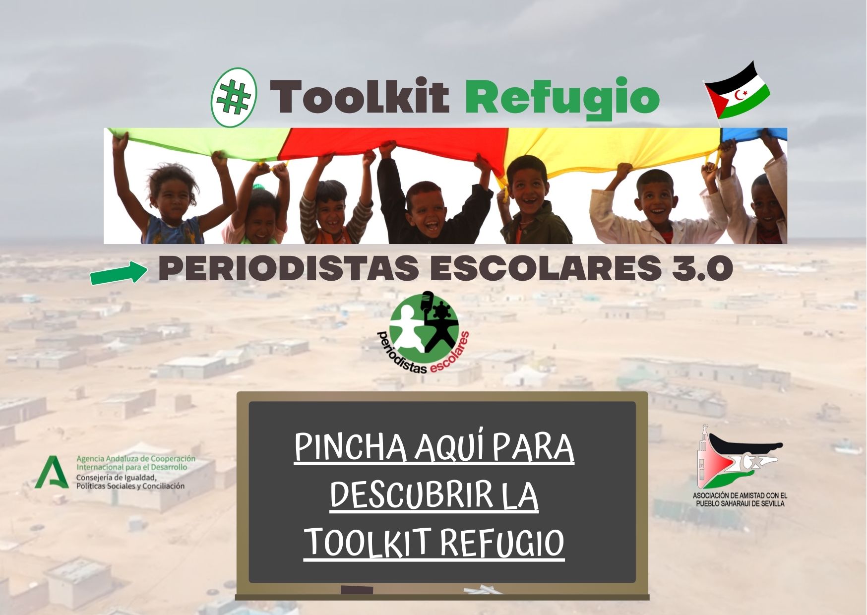 Ya está aquí la unidad didáctica de los Periodistas Escolares: «Toolkit Refugio»